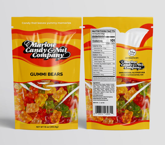 Gummy Bears 1lb Stand up pouch bags