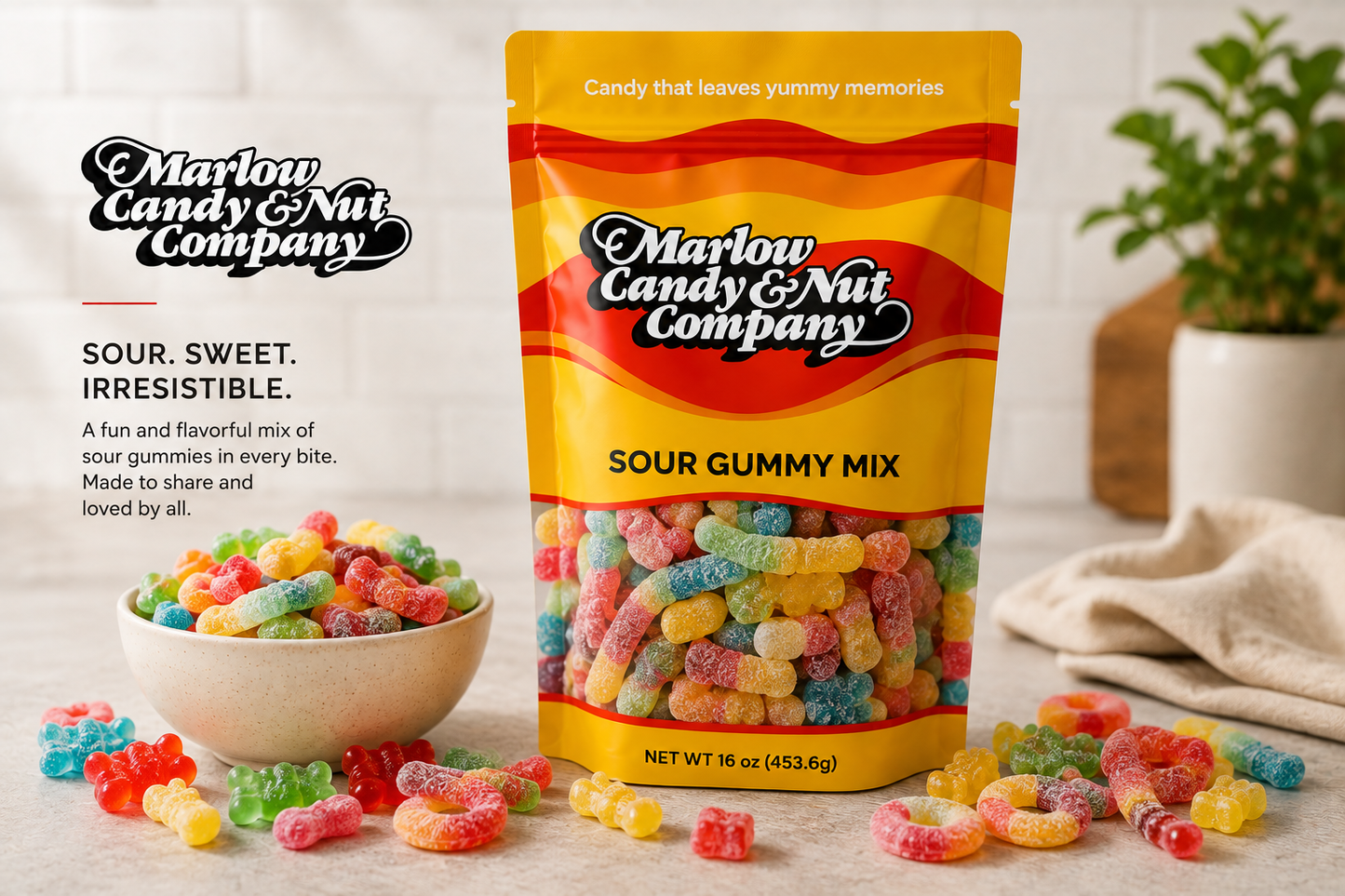 Assorted Sour Mix 1lb Pouch Bag